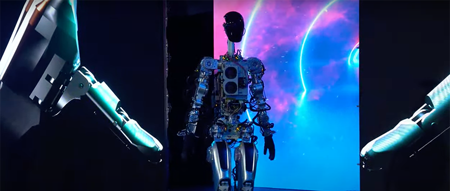 特斯拉人形机器人真机发布！能跳舞能干活，完整技术路线公布