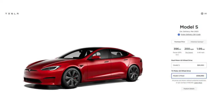 特斯拉再降价，Model S/X美国售价下调，最多优惠1万美元