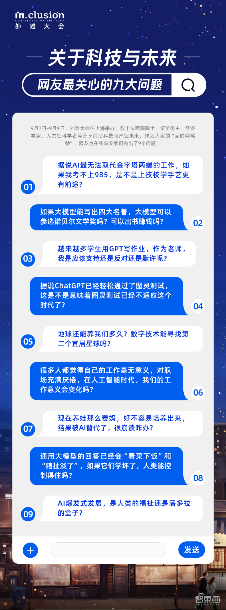 在外滩大会追问科技人文：如何让科技有伦理、可持续、有责任、有温度？