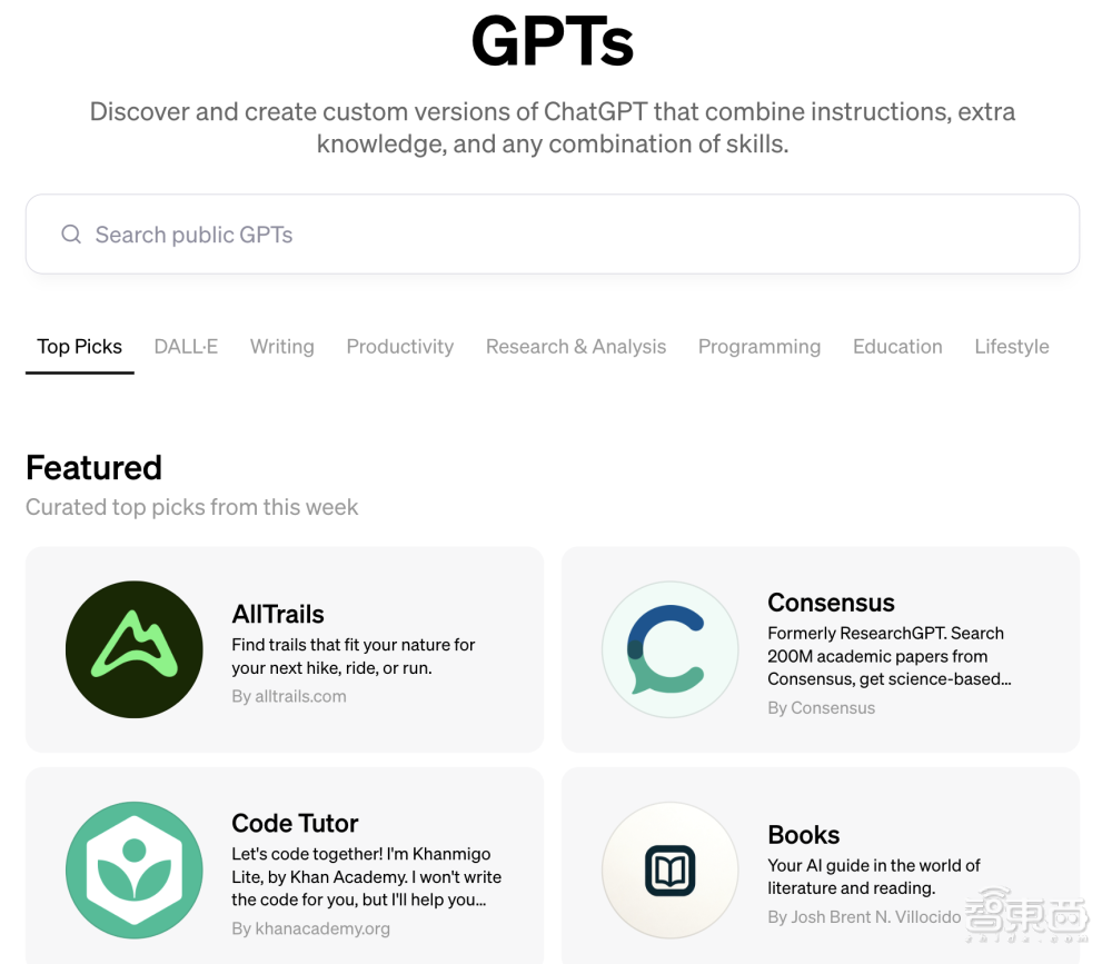 能赚钱的GPT Store上线了！官方最佳榜单公布，ChatGPT被玩出花