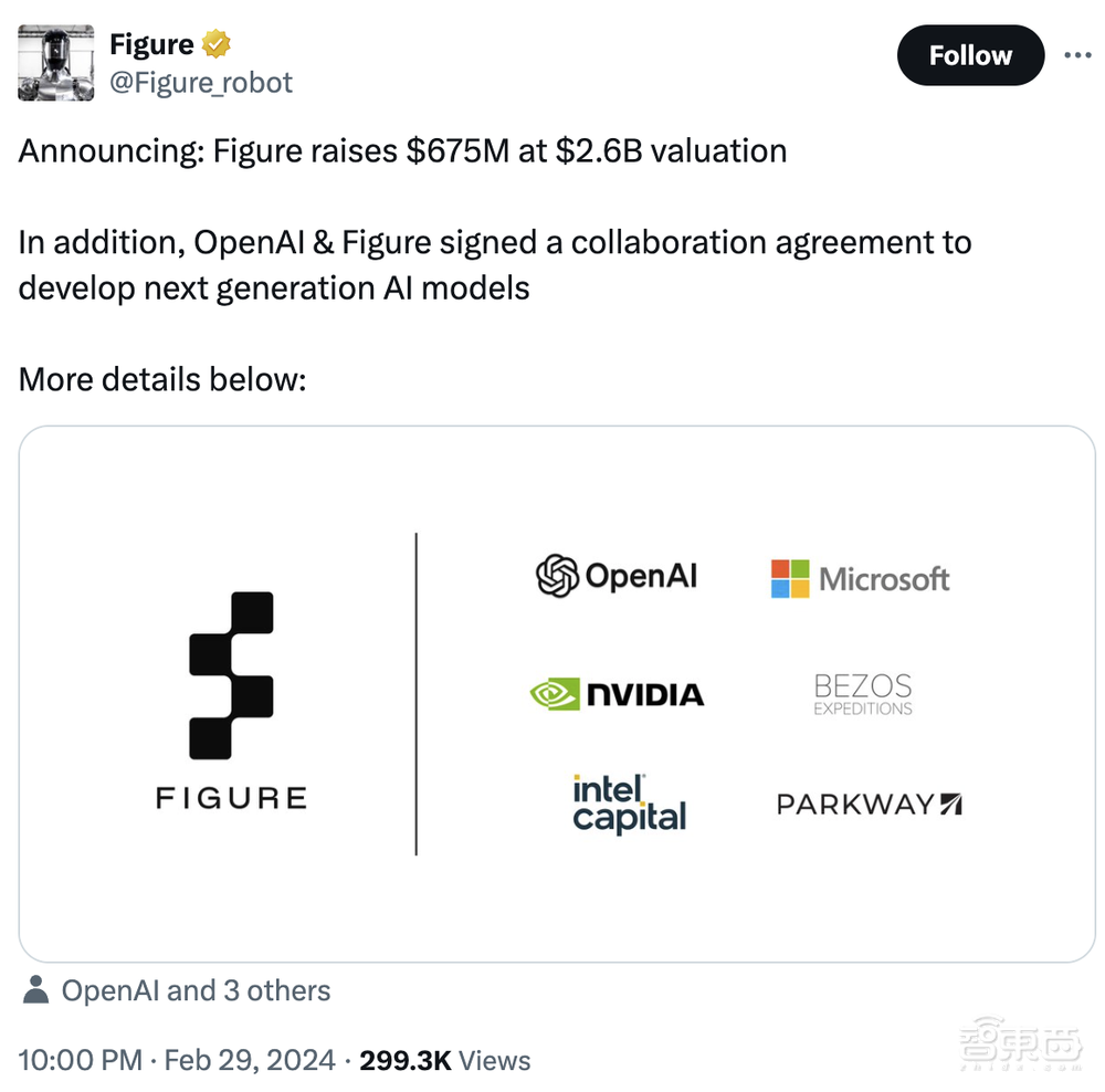 48亿!全球最火人形机器人官宣融资,OpenAI英伟达微软都投了