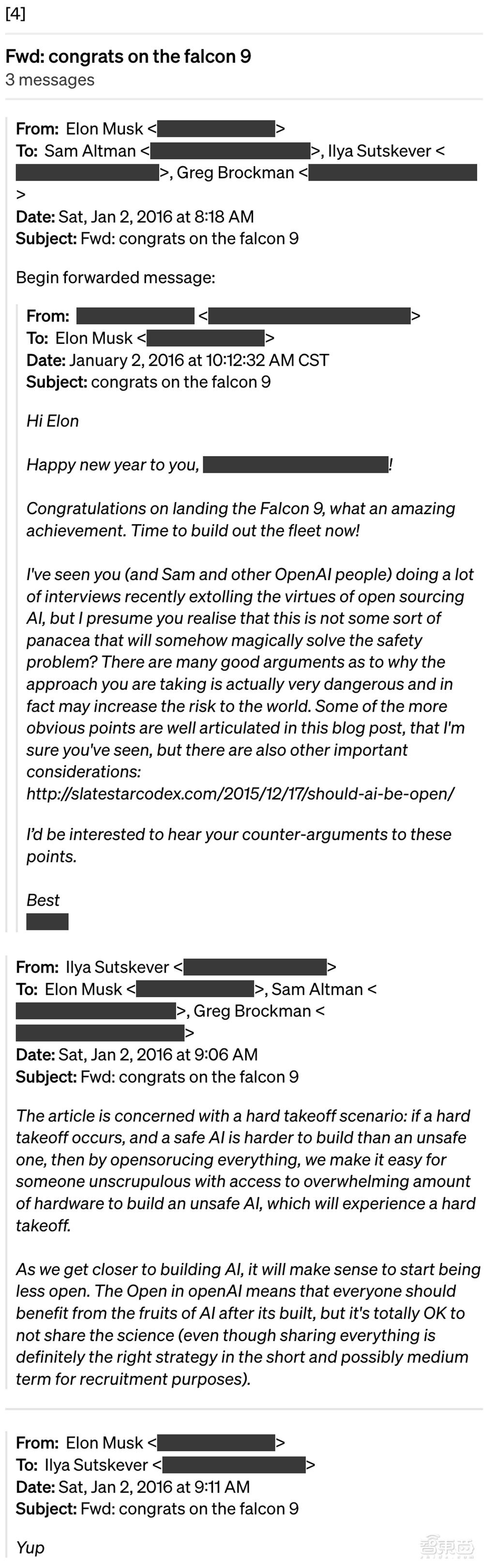 刚刚，OpenAI回击马斯克：你才是骗子！公布四封邮件铁证