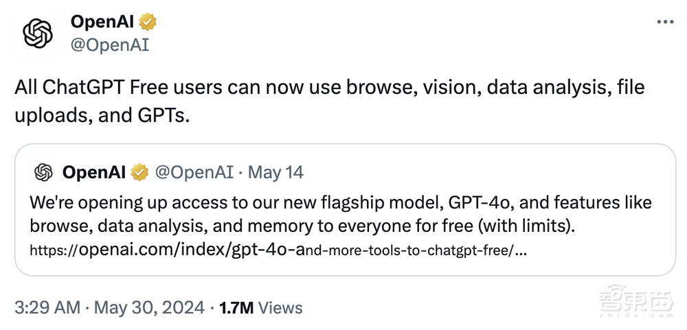 ChatGPT Plus五大功能一夜免费，OpenAI背刺付费用户？