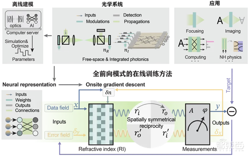 清华突破AI光训练芯片！成果登Nature