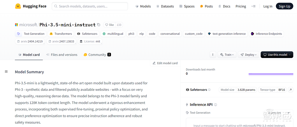 微软连发3款Phi-3.5模型：128K上下文，首用MoE架构，部分性能超GPT-4o mini