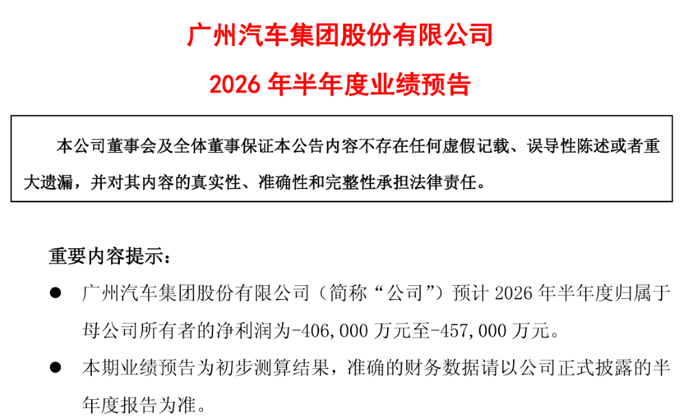 卖车更不赚钱了！？三家车企半年预亏71亿，广汽最惨烈