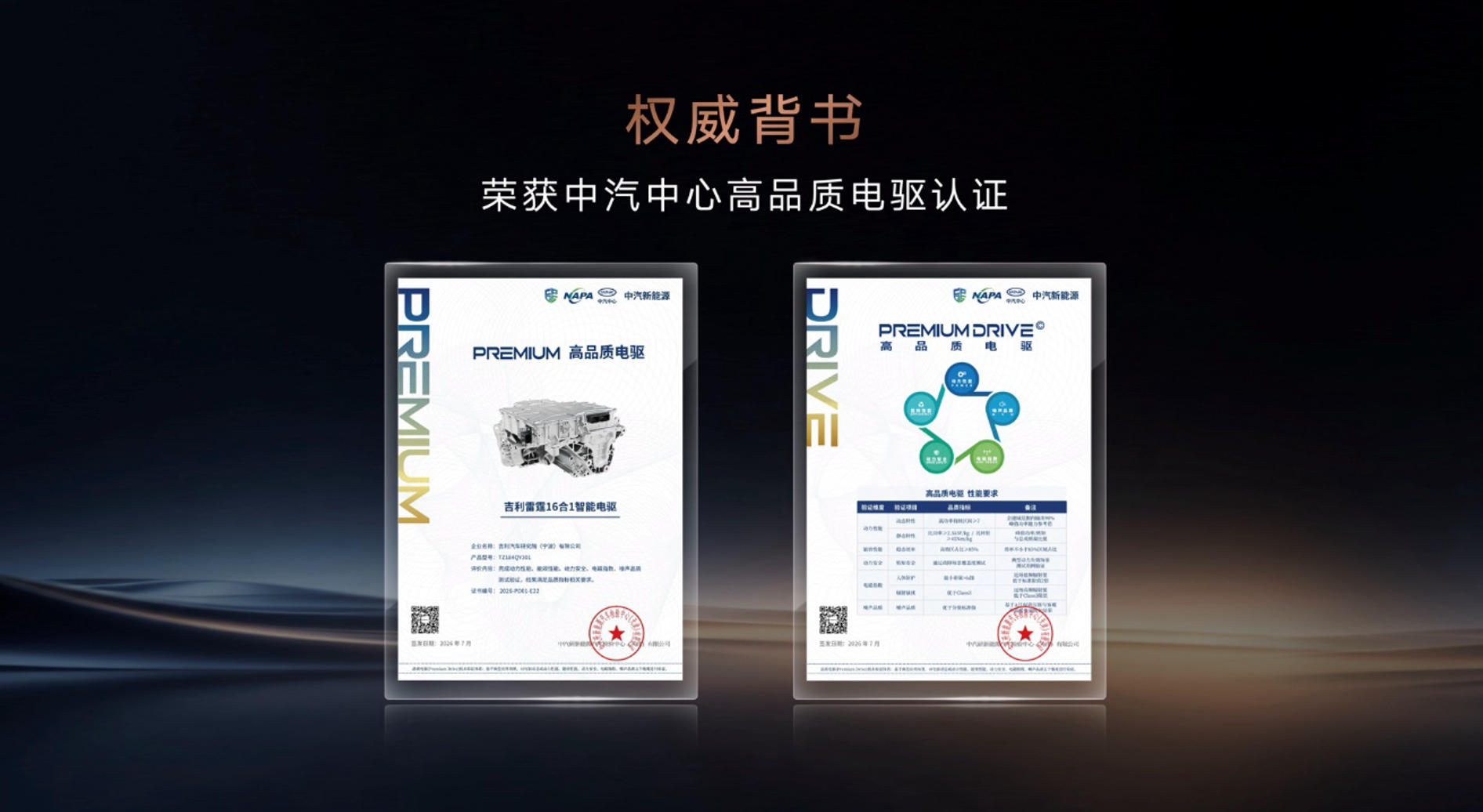 吉利发布16合1电驱！零百加速3.8秒，旗下高性能轿跑率先搭载