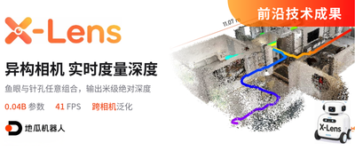 地瓜机器人开源X-Lens：4000万参数，实时输出真实尺度深度