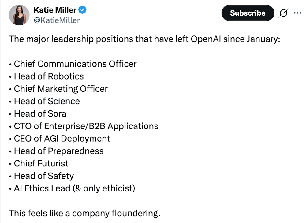 突发！OpenAI“1号商务员工”离职，或将创业