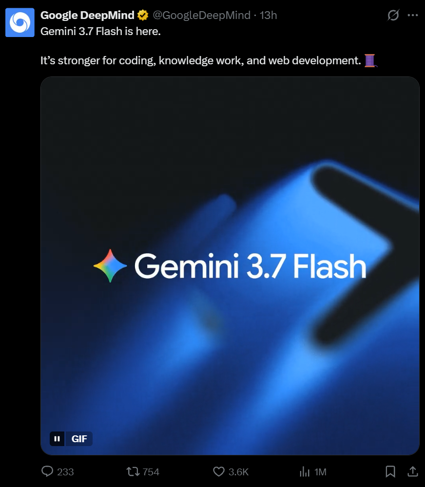 时隔三周，谷歌再更Flash模型，年内打五折